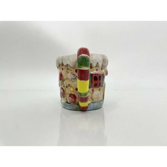 Anthropologie Nathalie Lete Gingerbread Christmas Mug - Picture 3 of 7
